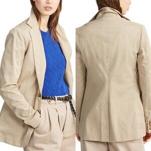 Polo Ralph Lauren Khaki Mckenzie Twill Blazer Sports Jacket Size 6